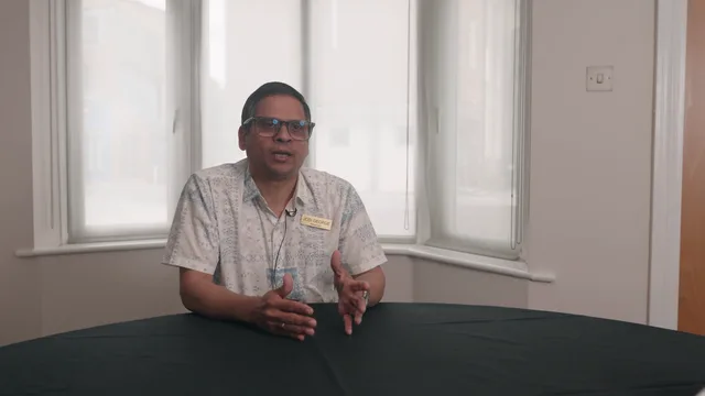 My Home Life England participant in a filmed interview
