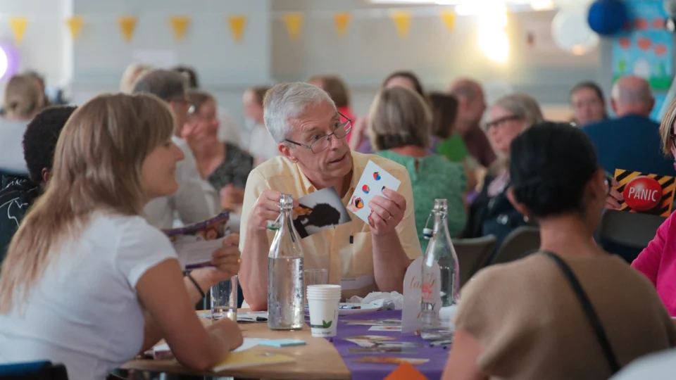 Guests at round tables during the My Home Life England anniversary celebration