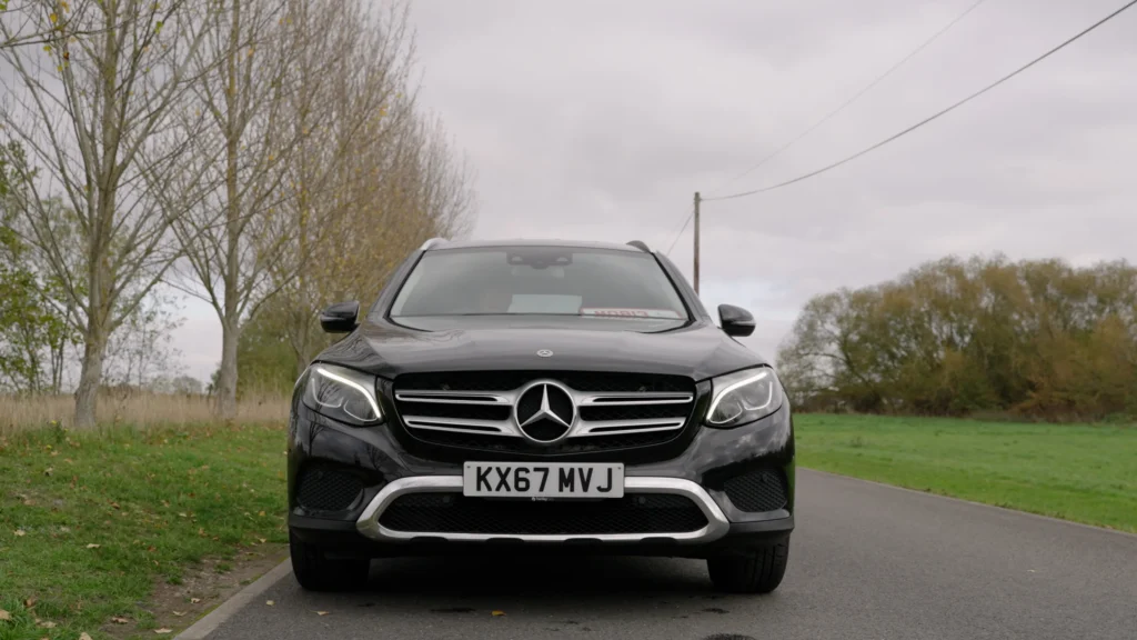 Black Mercedes filmed for Target Car Supermarket