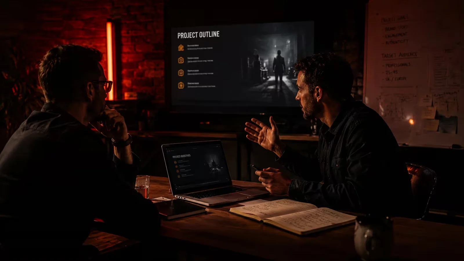 Production planning represented on an editor’s project screen