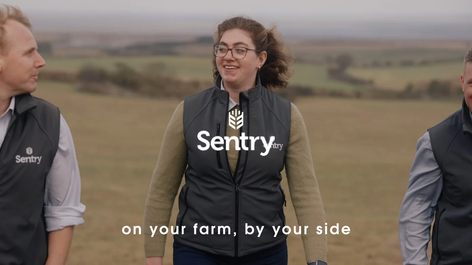 Drone filming across working farmland for a Suffolk-area business project
