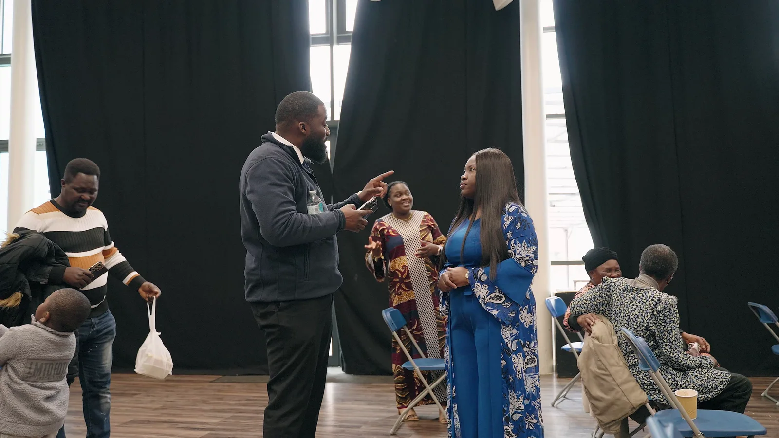 Community outreach activity filmed for Opul Life