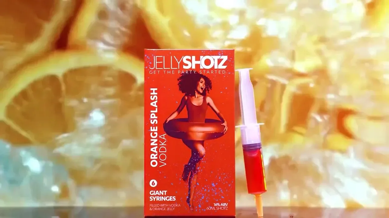 Jellyshotz product-videography frame created for campaign use
