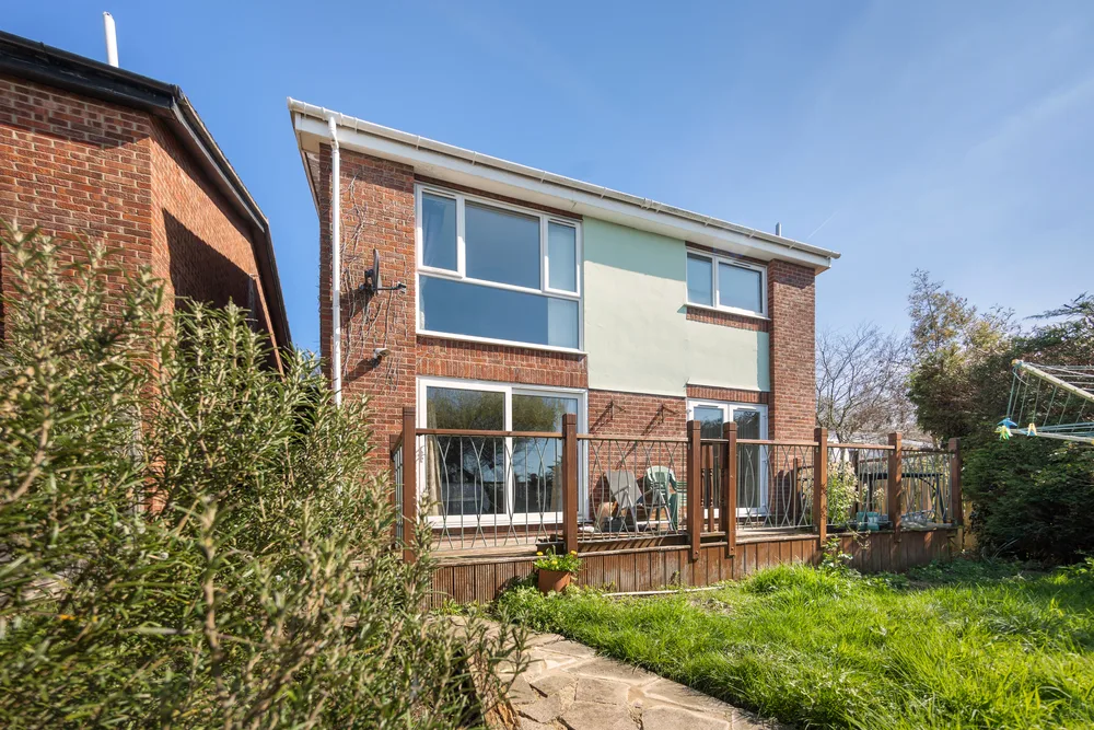 Rear elevation and garden — 13 Furness Close