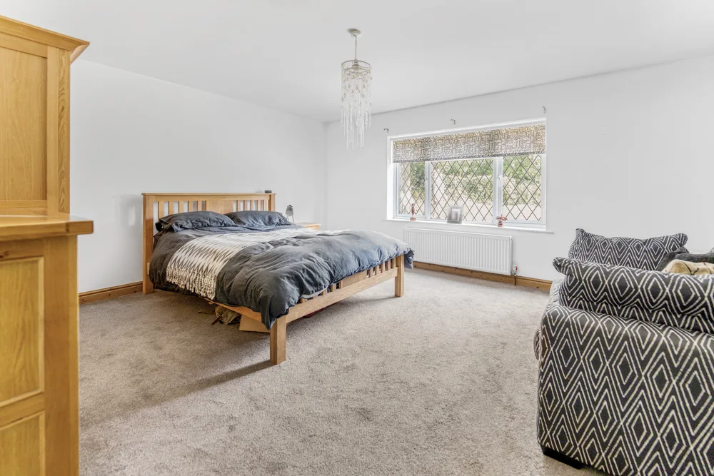 Bedroom and timber wardrobe — Vancouver, Brockley