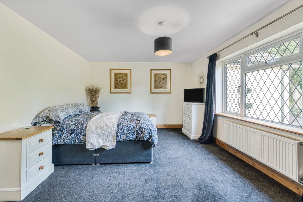 Double bedroom beneath an angled ceiling — Vancouver, Brockley