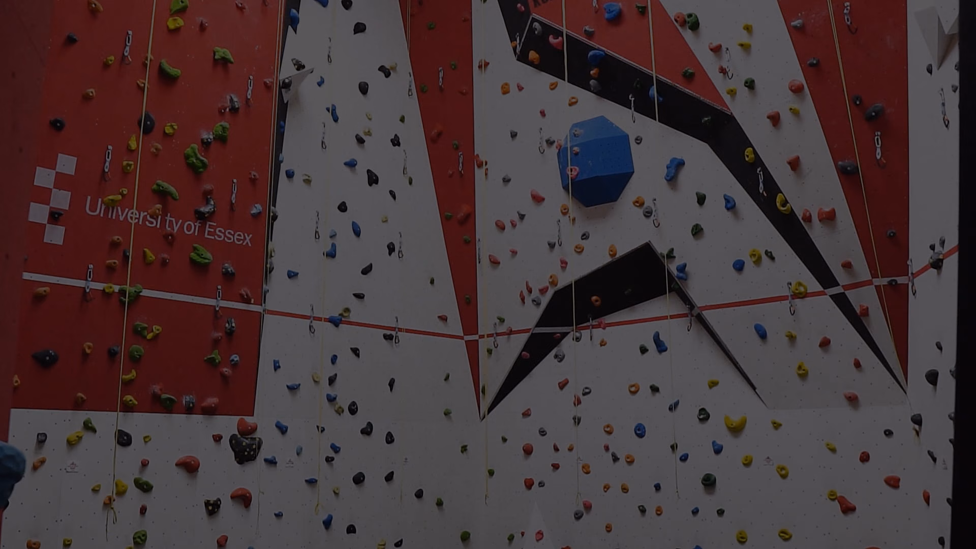 University of Essex indoor climbing wall