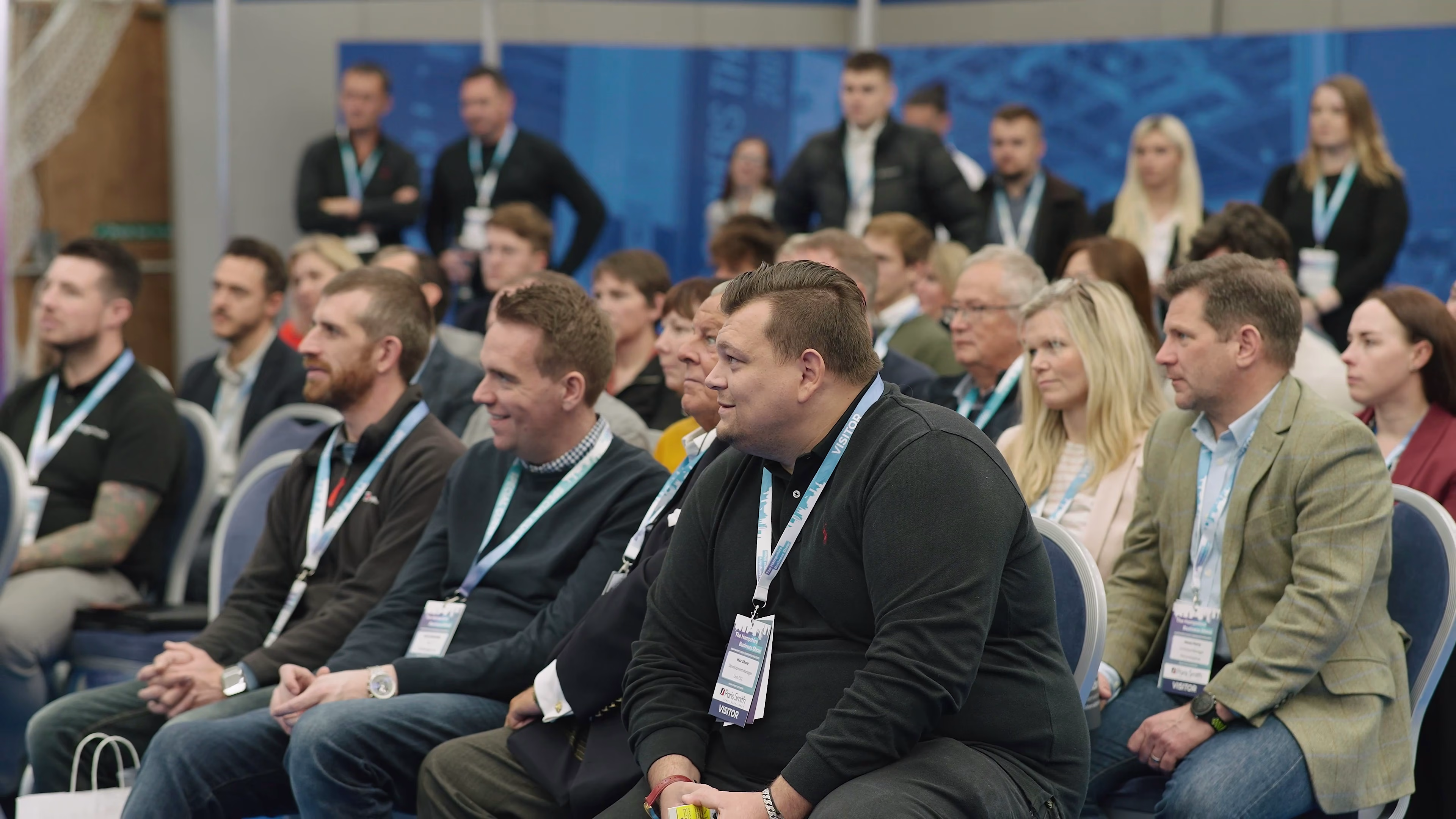 Attendees listening during a Hampshire Business Show talk