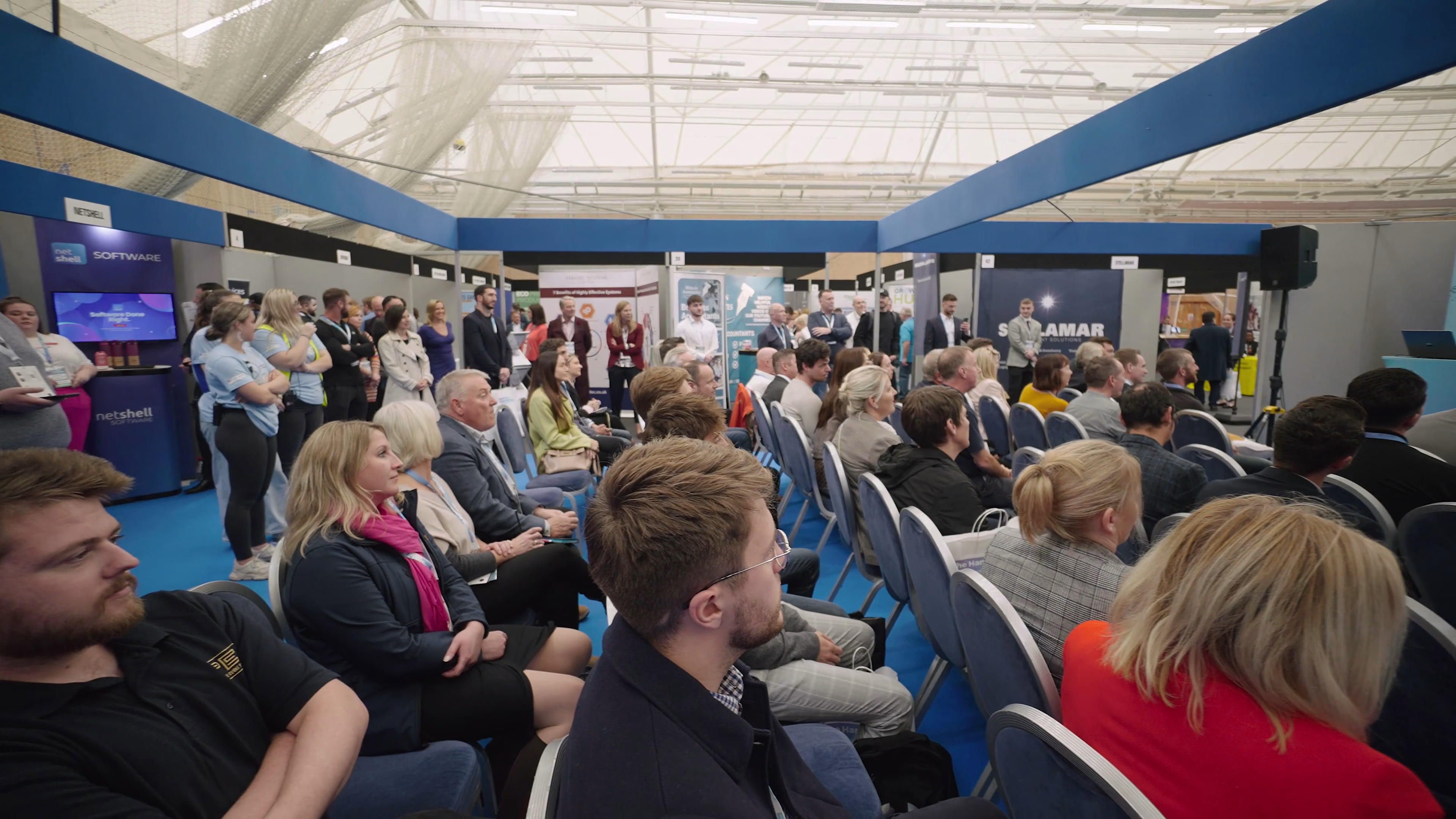 A full seminar audience at Hampshire Business Show
