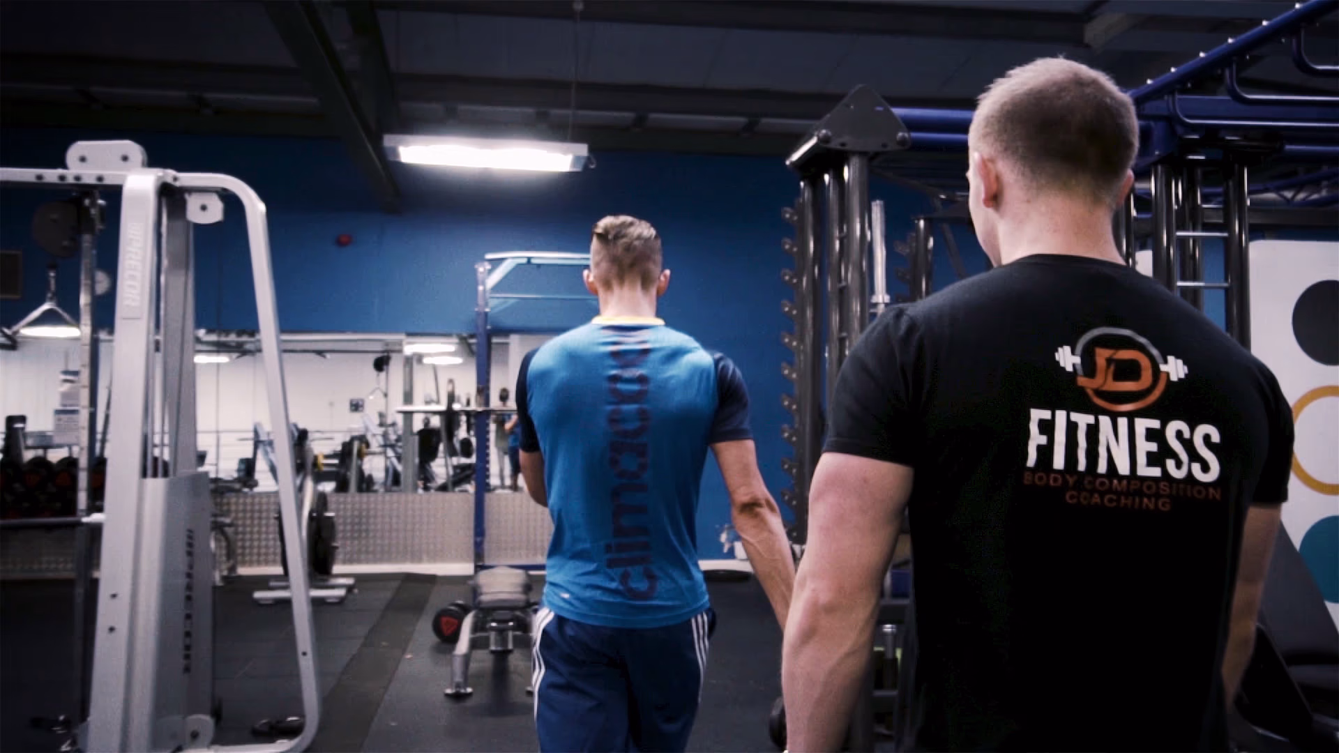 JD Fitness trainer coaching a client in Coleraine