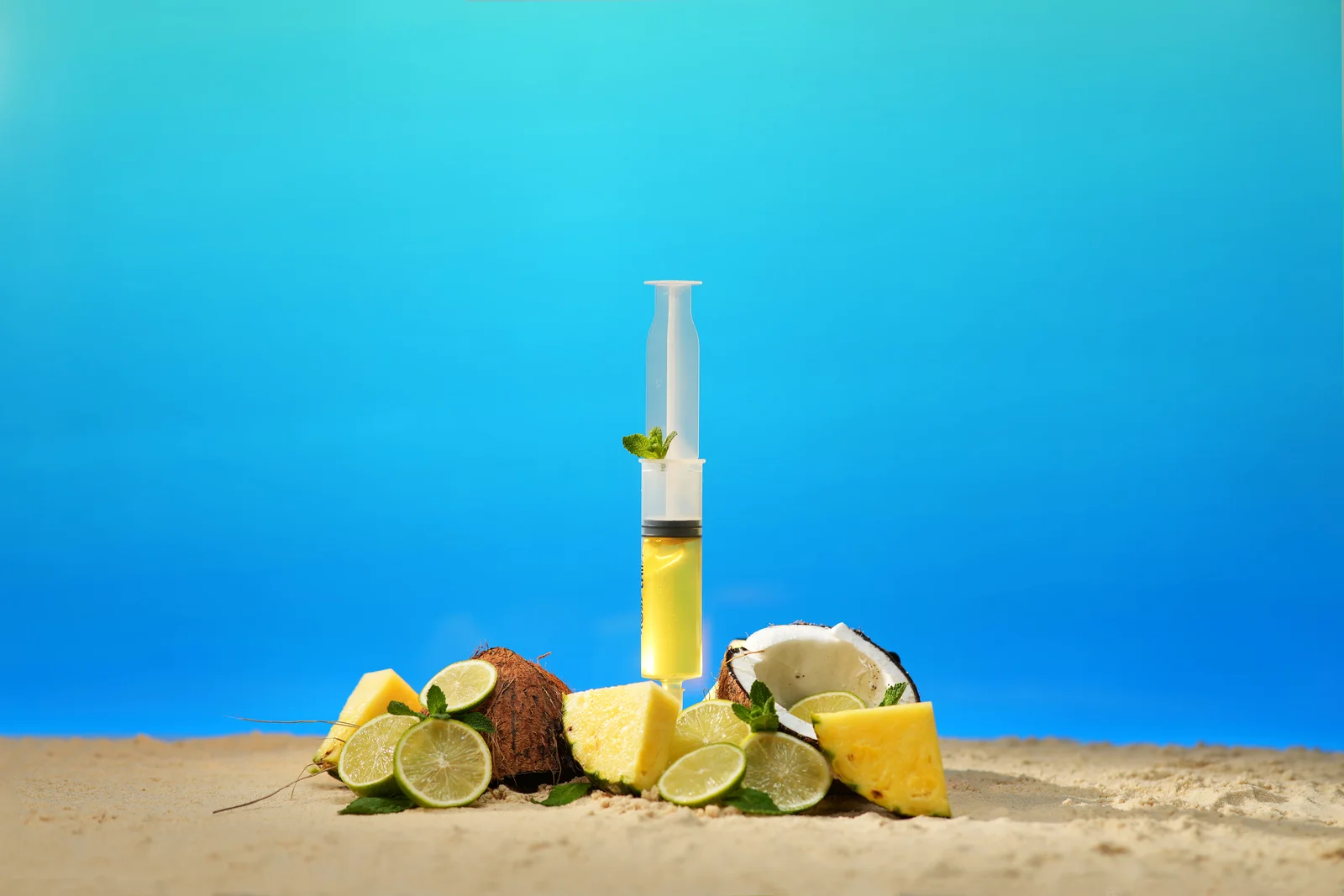 Jellyshotz Piña Colada wedding-range product arrangement