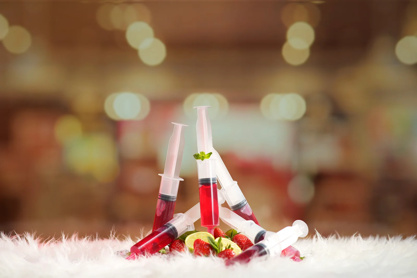 Jellyshotz Strawberry Daiquiri wedding-range product arrangement