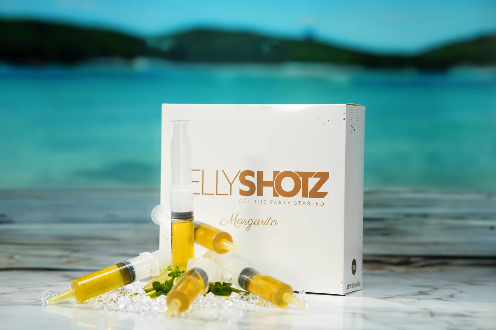 Jellyshotz Margarita wedding-range product arrangement