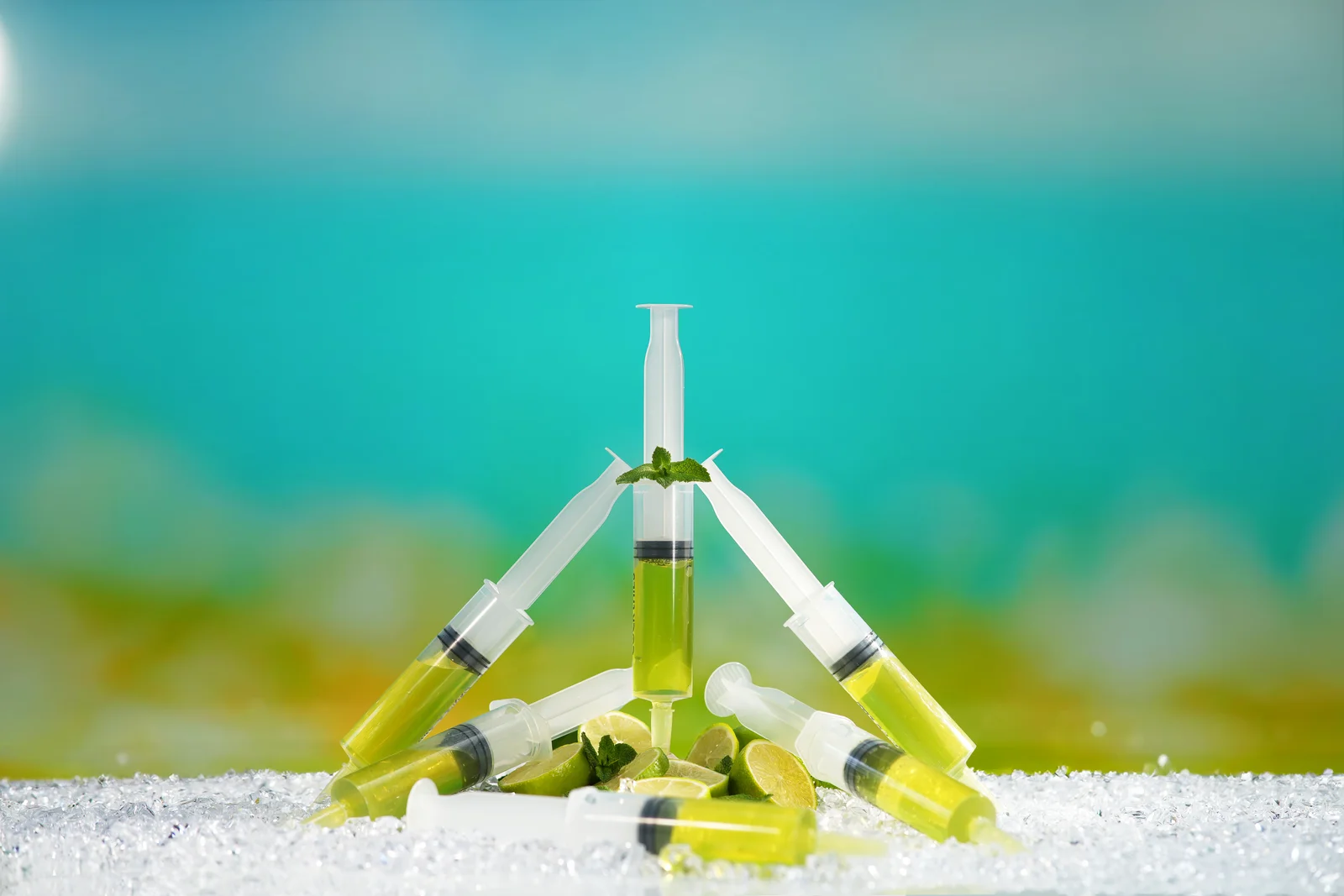 Jellyshotz Mojito wedding-range product arrangement