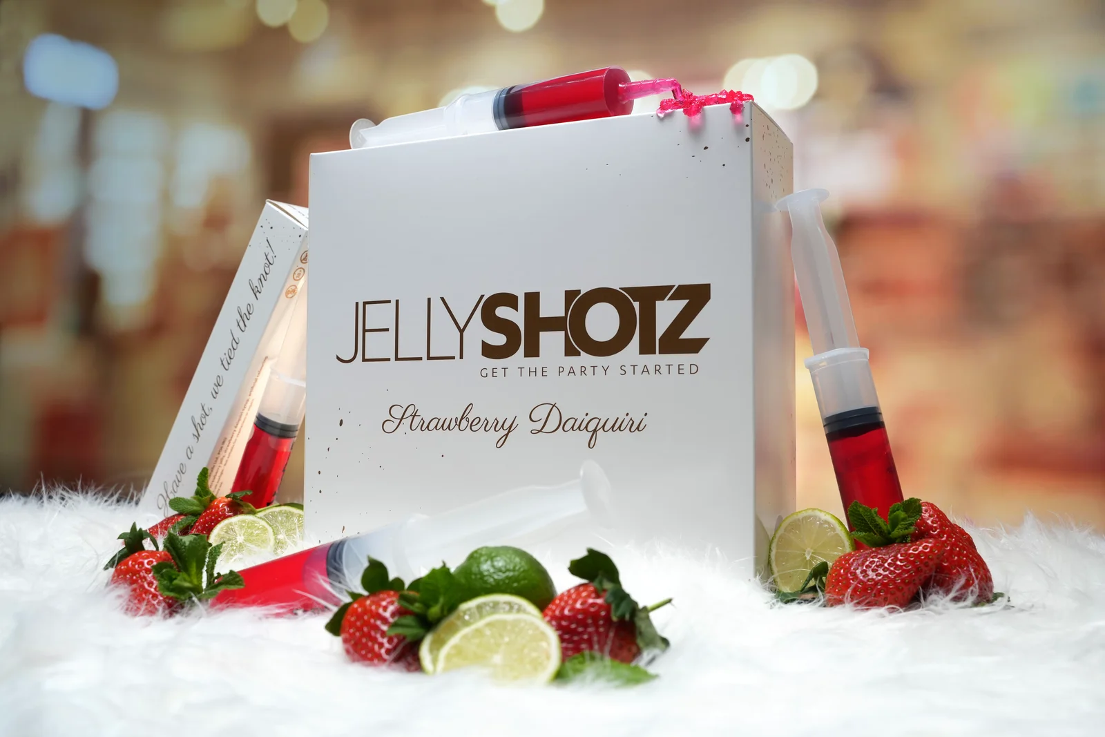Jellyshotz Strawberry Daiquiri wedding-range hero photograph
