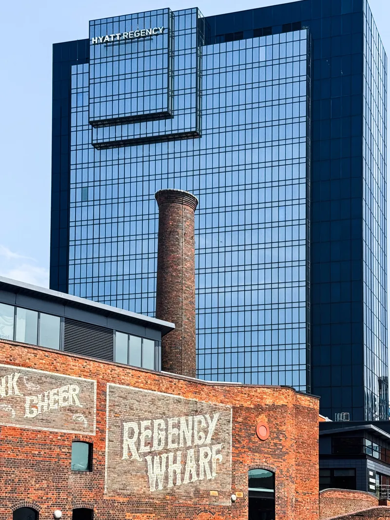 Birmingham skyline and Regency Wharf
