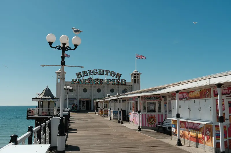 Brighton Palace Pier on the Sussex coast