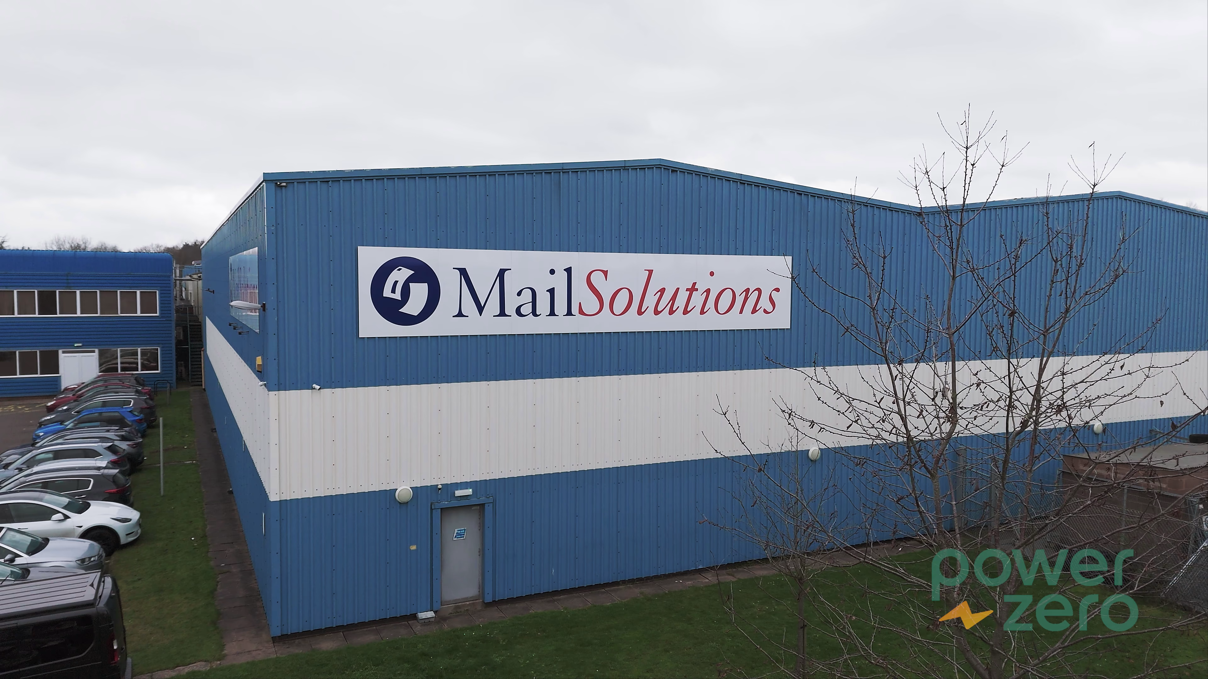 Mail Solutions factory exterior in Telford
