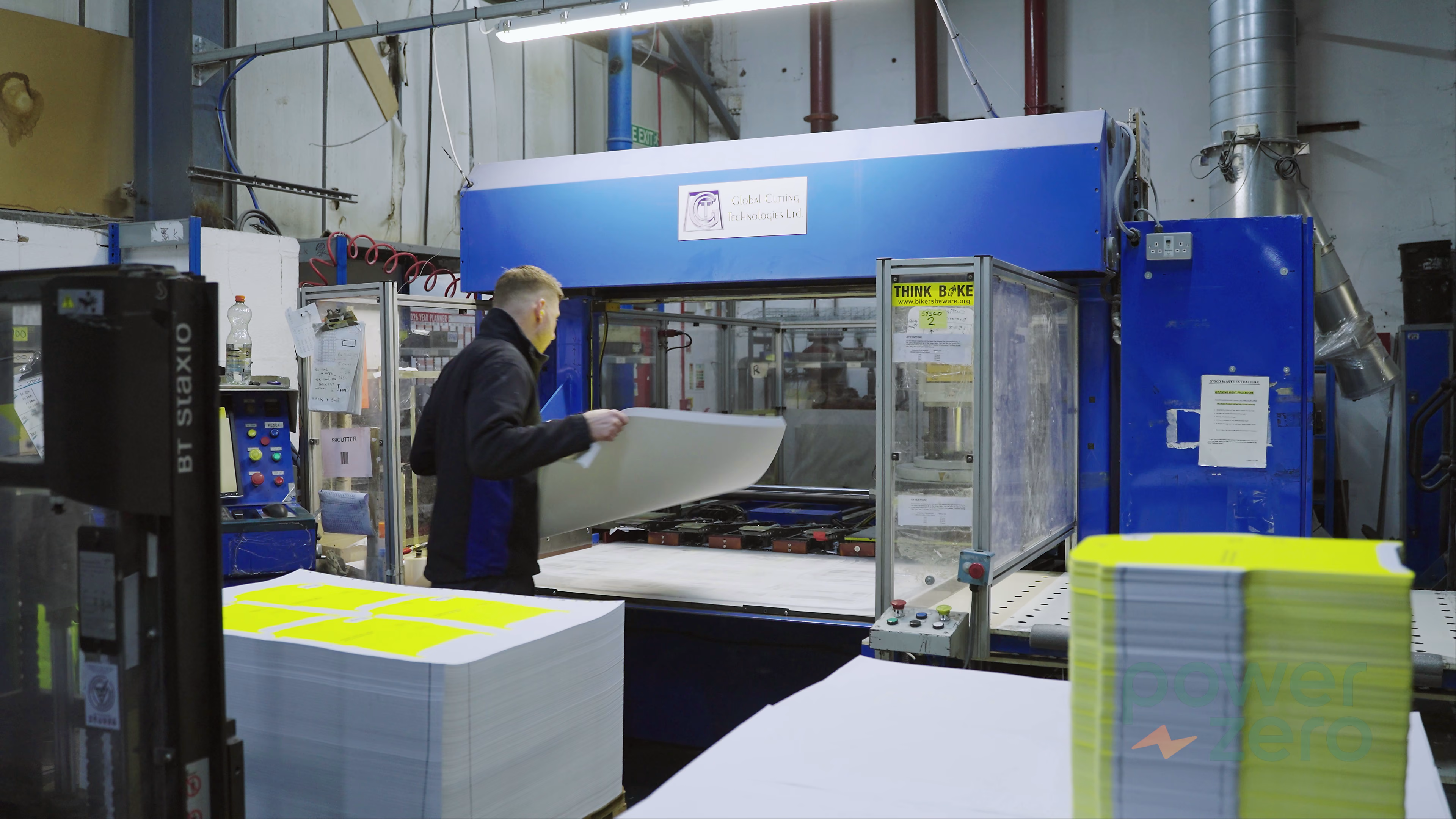 Envelope manufacturing machinery operating at Mail Solutions