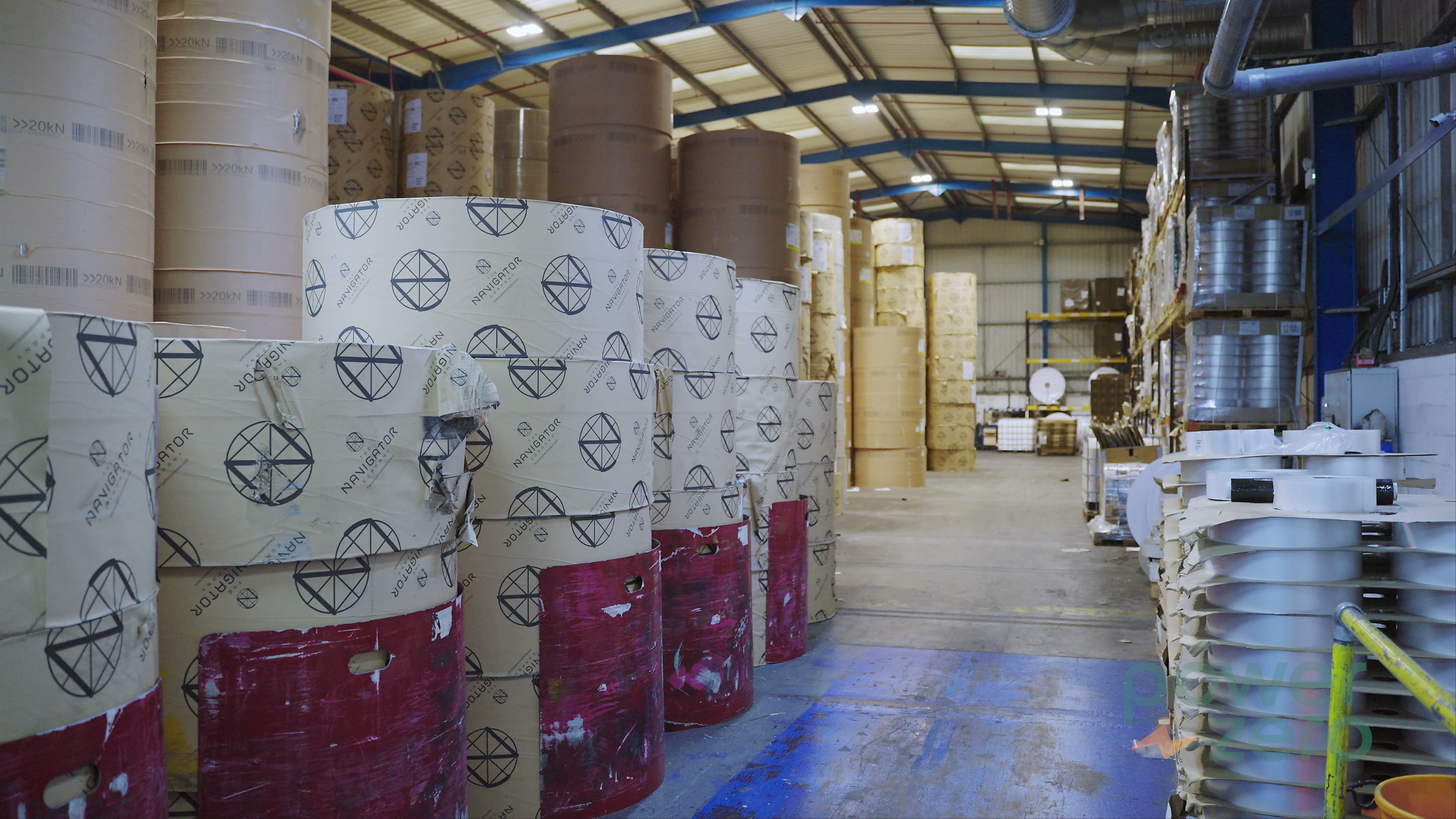 Warehouse stock filmed during the Mail Solutions corporate video shoot