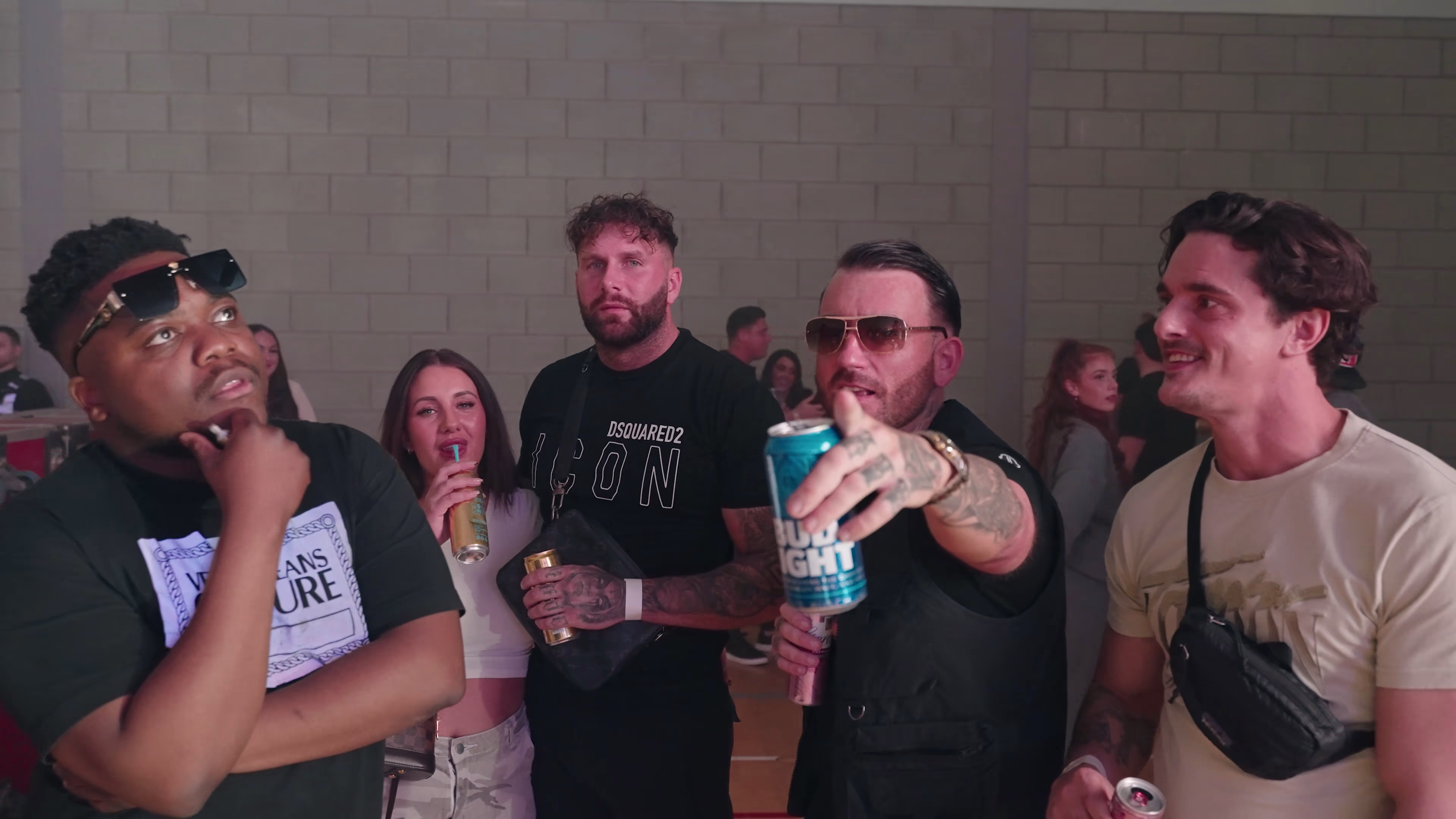 Maxy Boy interacting with people at Show Me Love during the vlog shoot