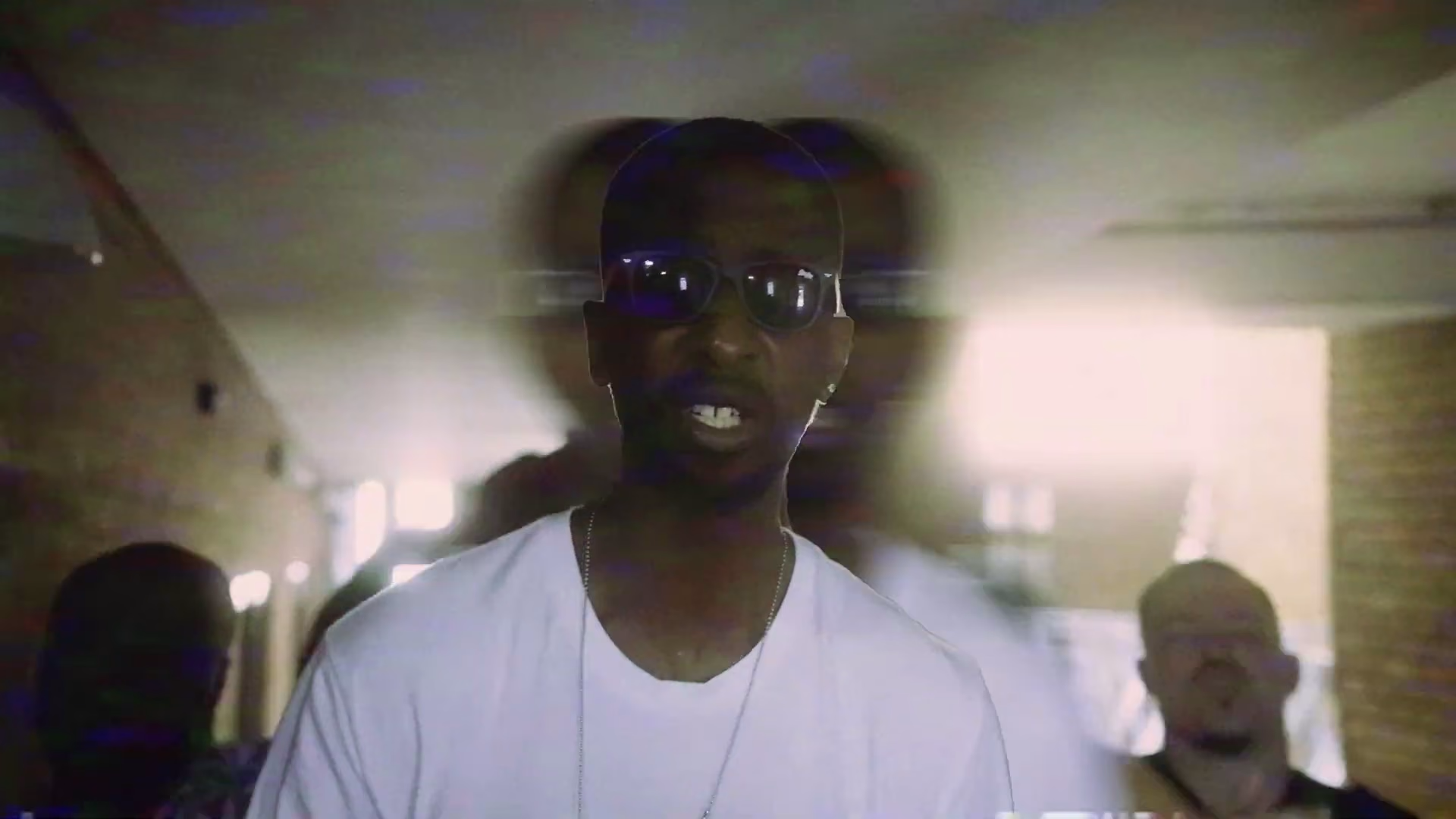 Chromatic video effect applied to a New Guardz performance shot
