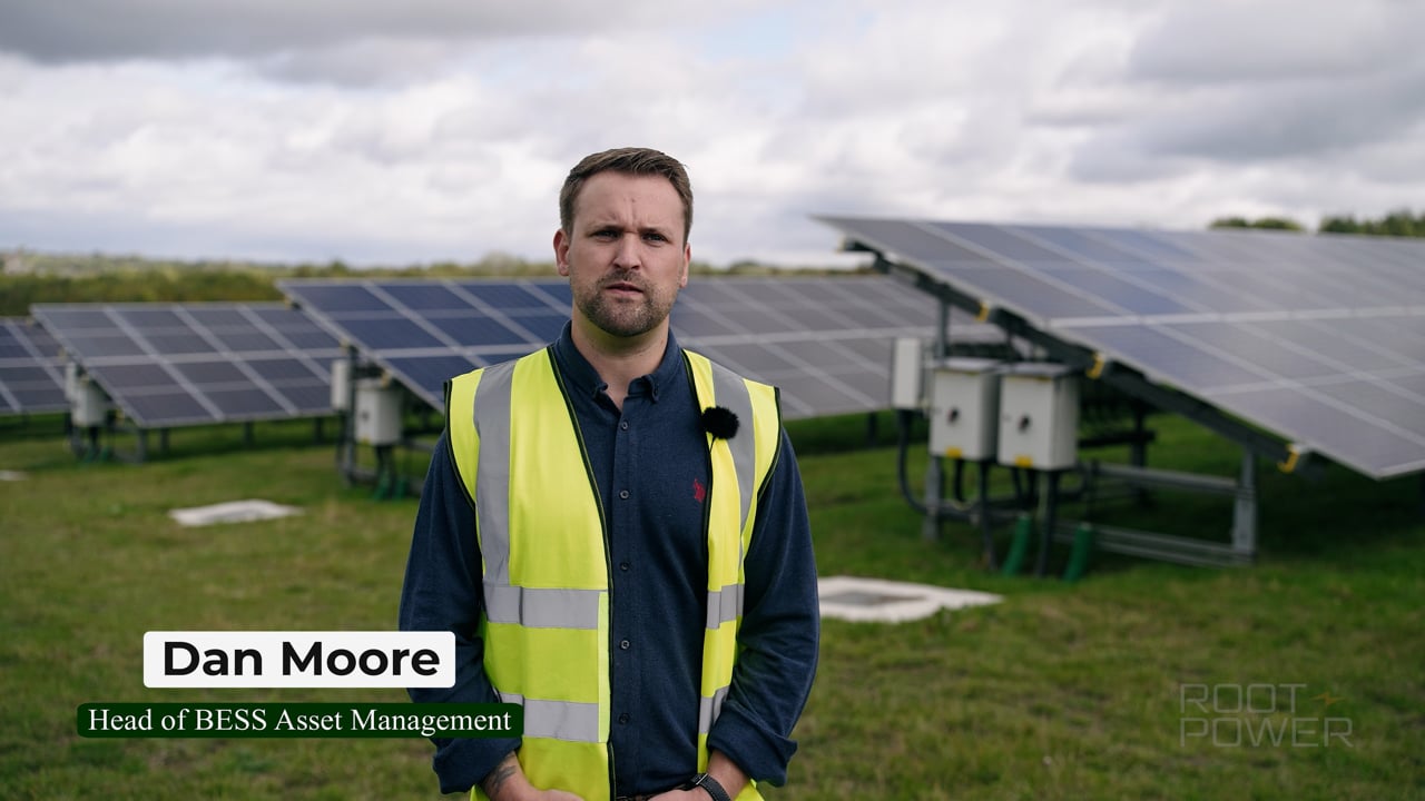 Dan Moore explaining solar co-location for Root-Power