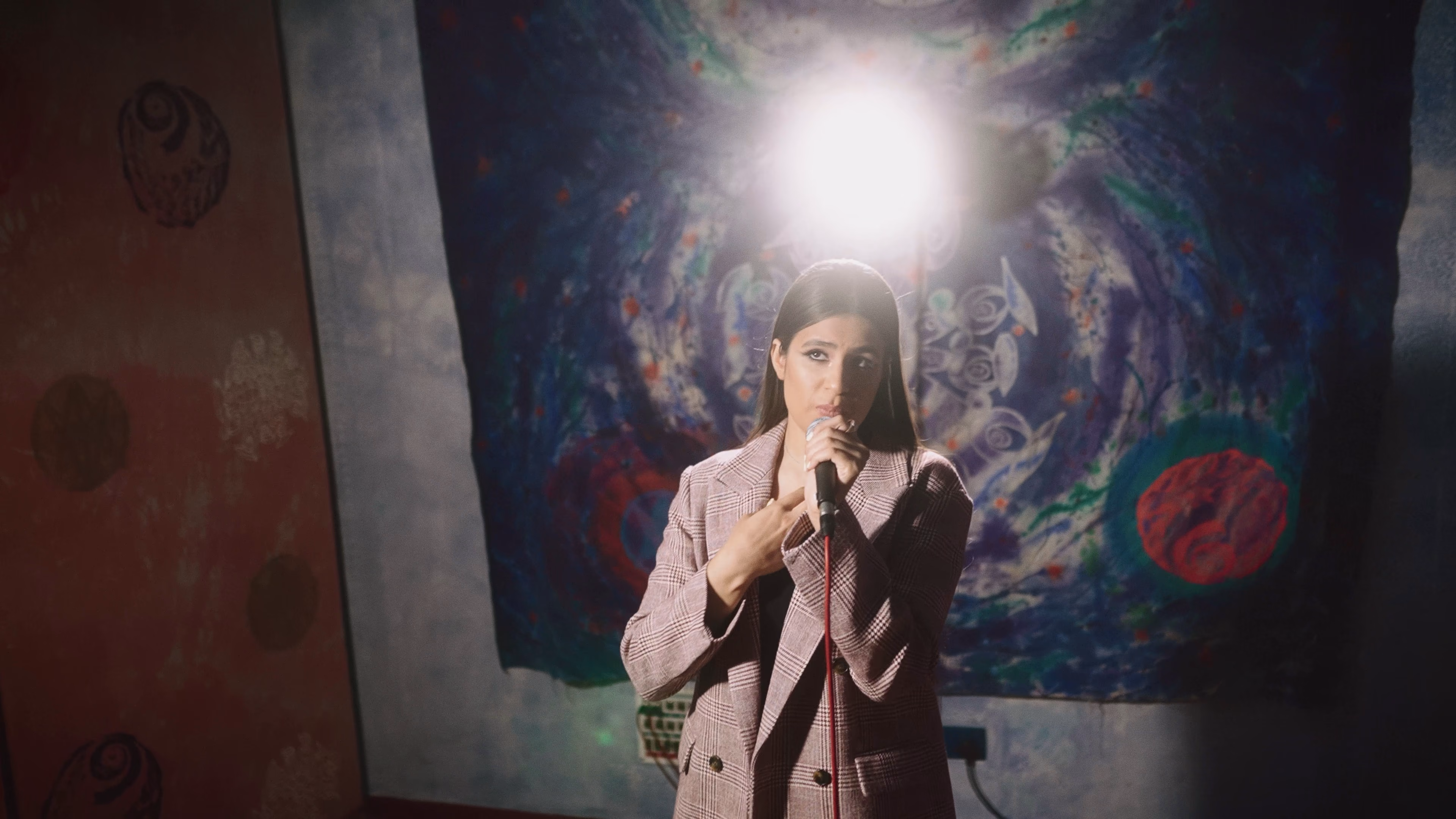 RIDI performing Creep during a multicamera London music video shoot
