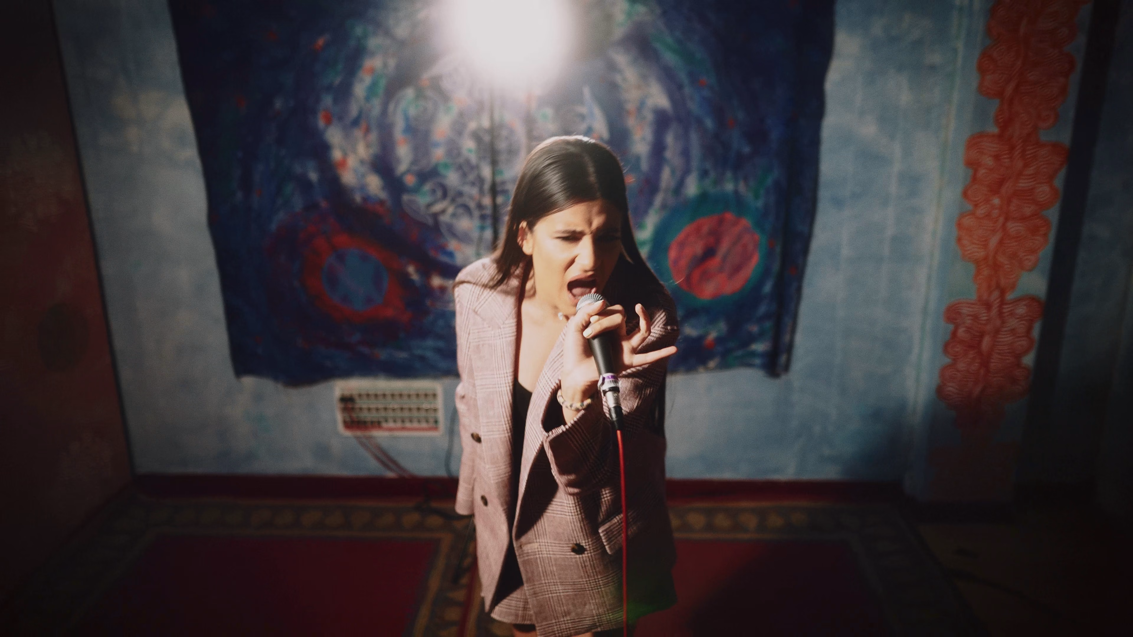RIDI performing Creep during a multicamera London music video shoot