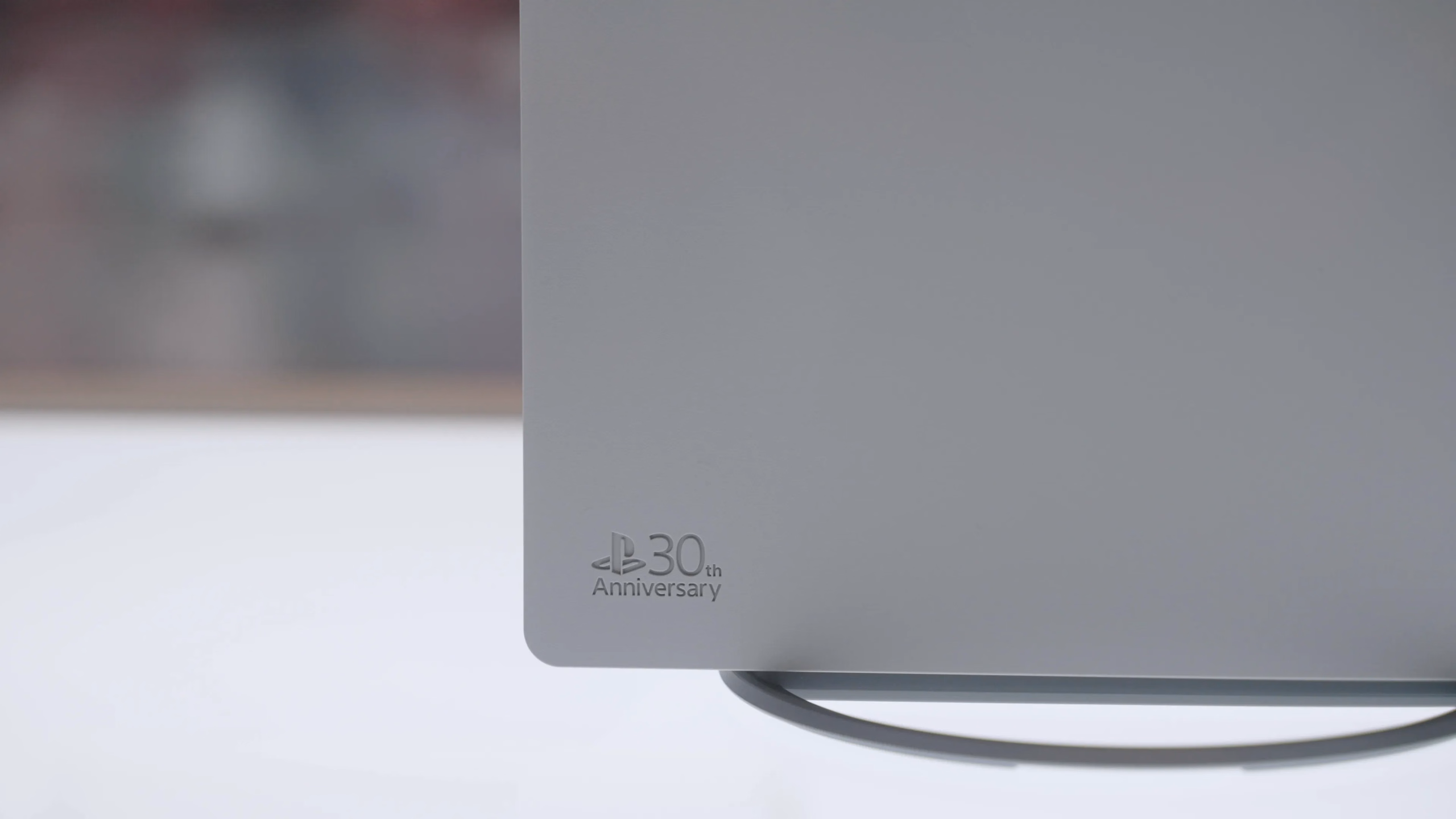 Anniversary marking on a PlayStation console in the Sony display
