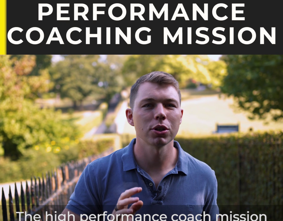 Stoic Performance coach speaking about the high performance coaching mission