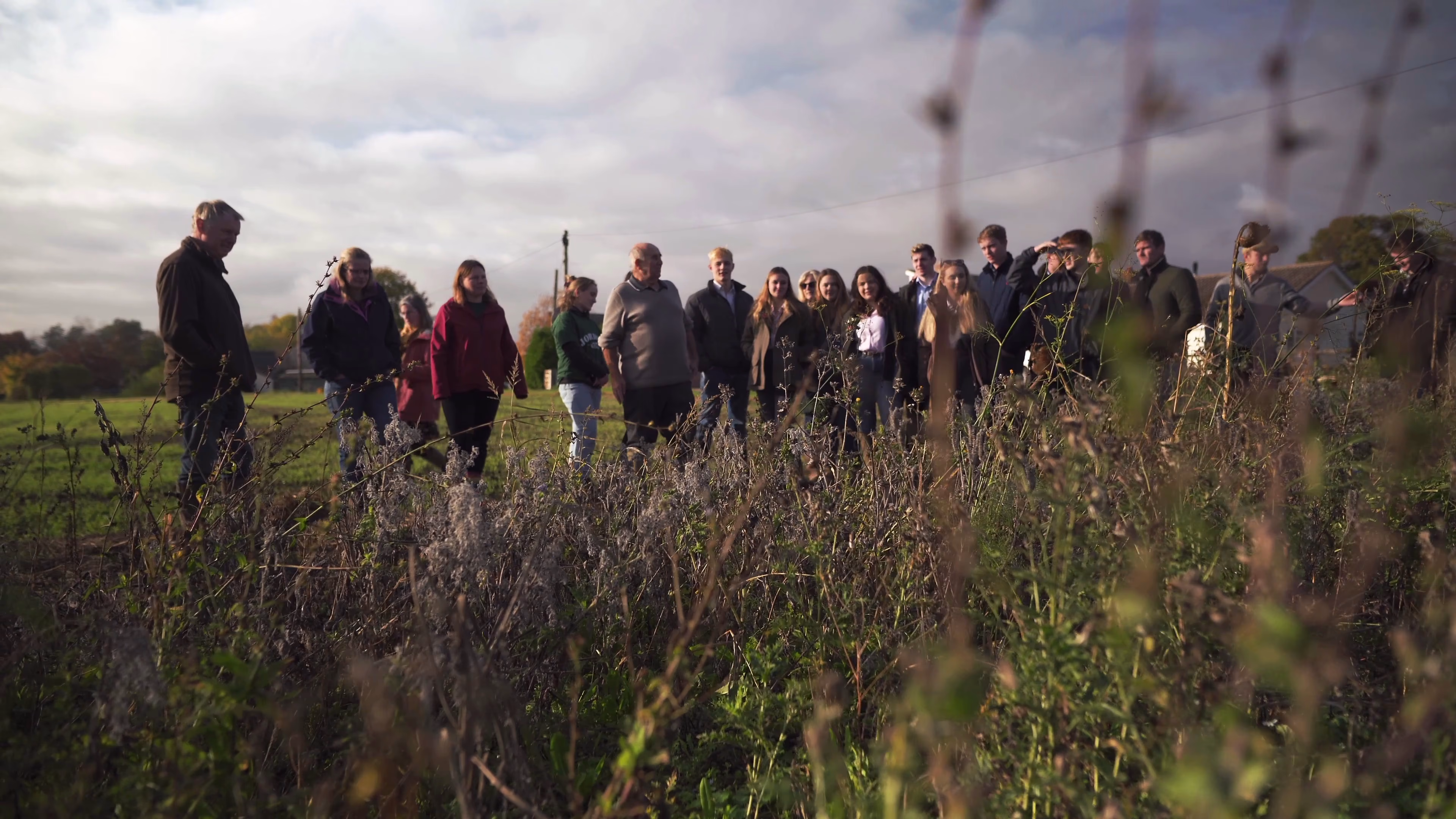 Sustainable Agriculture Bursary recipients on a Norfolk agricultural visit