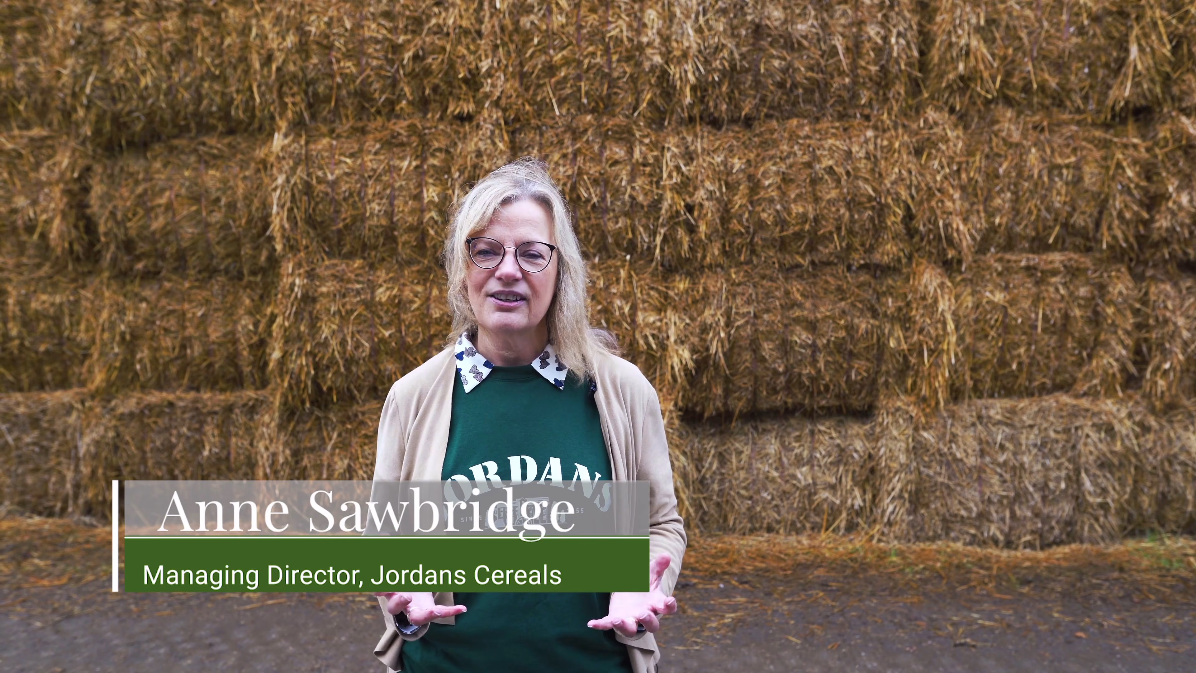 Anne Sawbridge of Jordans Cereals speaking at the event