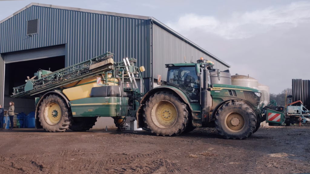 Seed treatment operation during Sentry agricultural filming