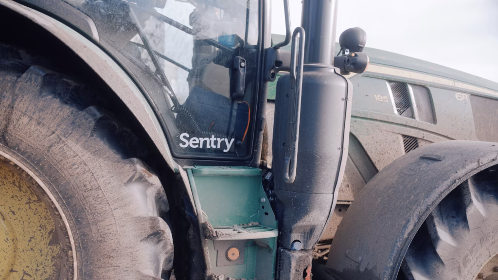 Farm machinery filmed for Sentry