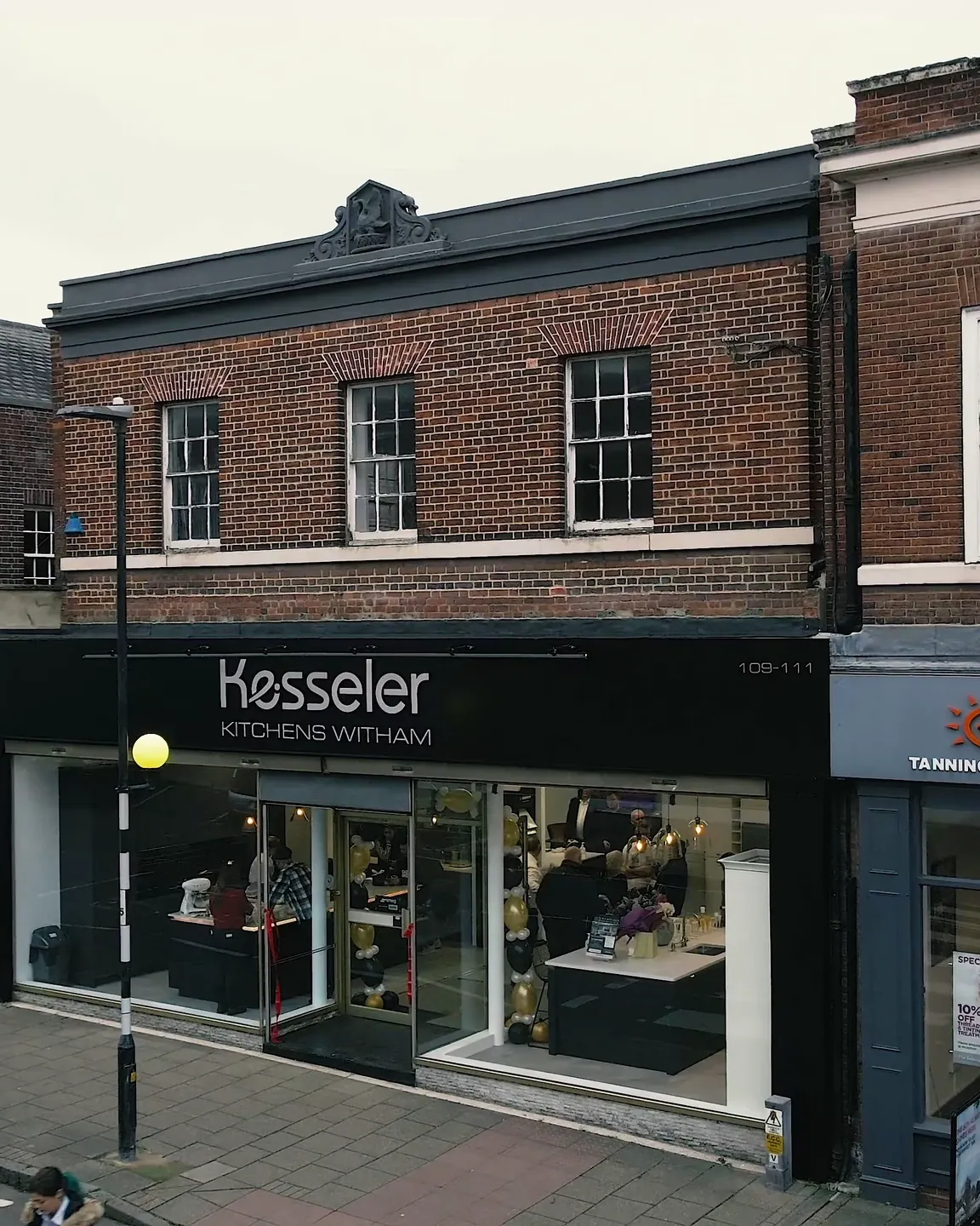 Kesseler shopfront on the street