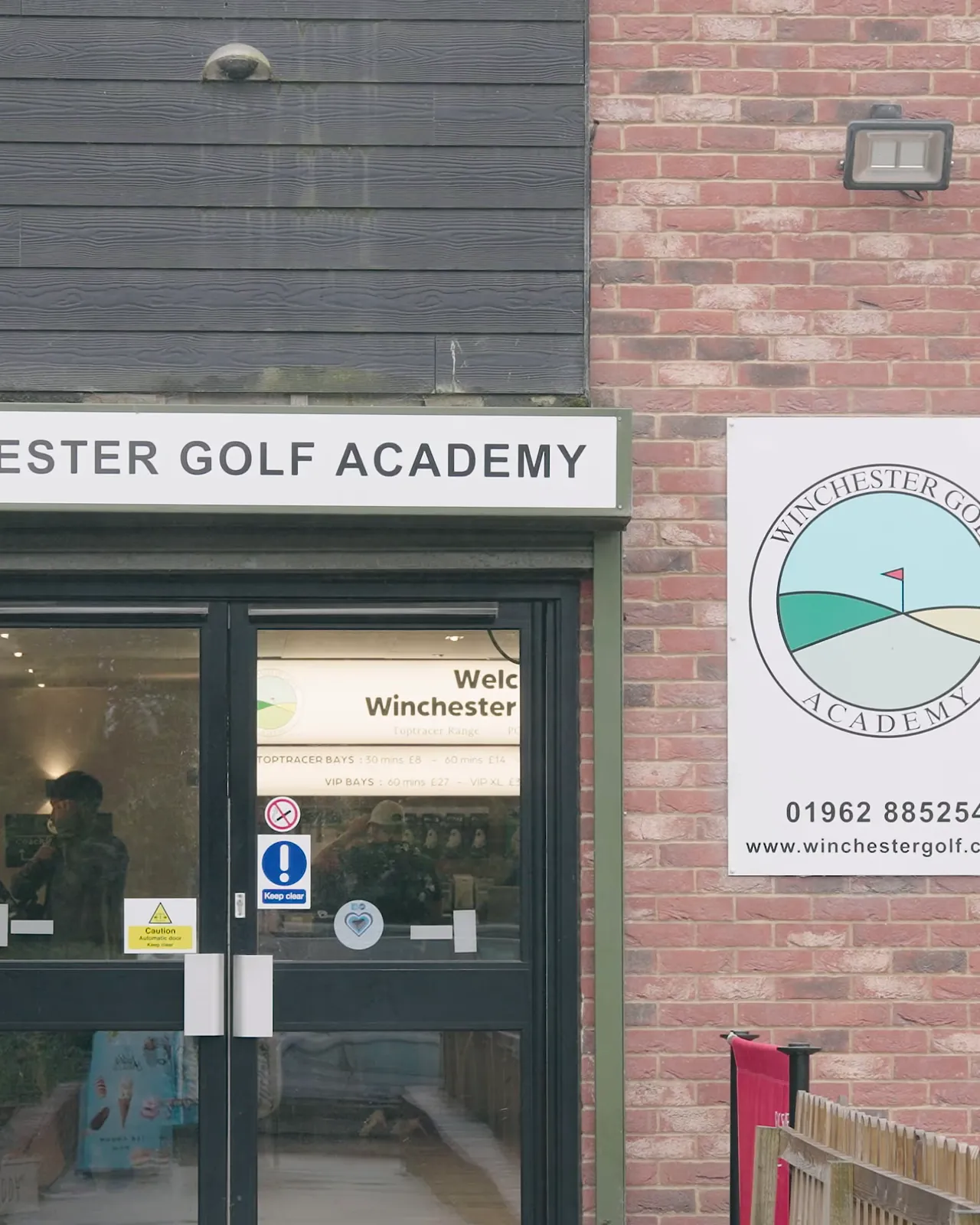 Winchester Golf Academy entrance
