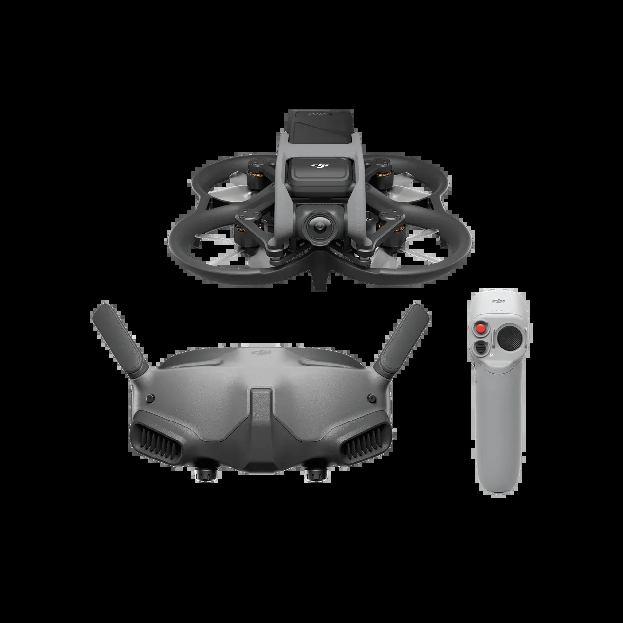 DJI Avata FPV drone with goggles and controller