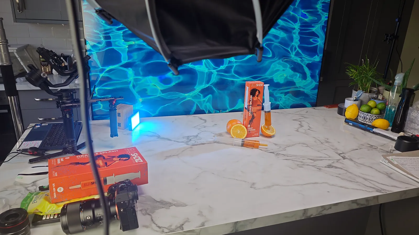 Product set with lights