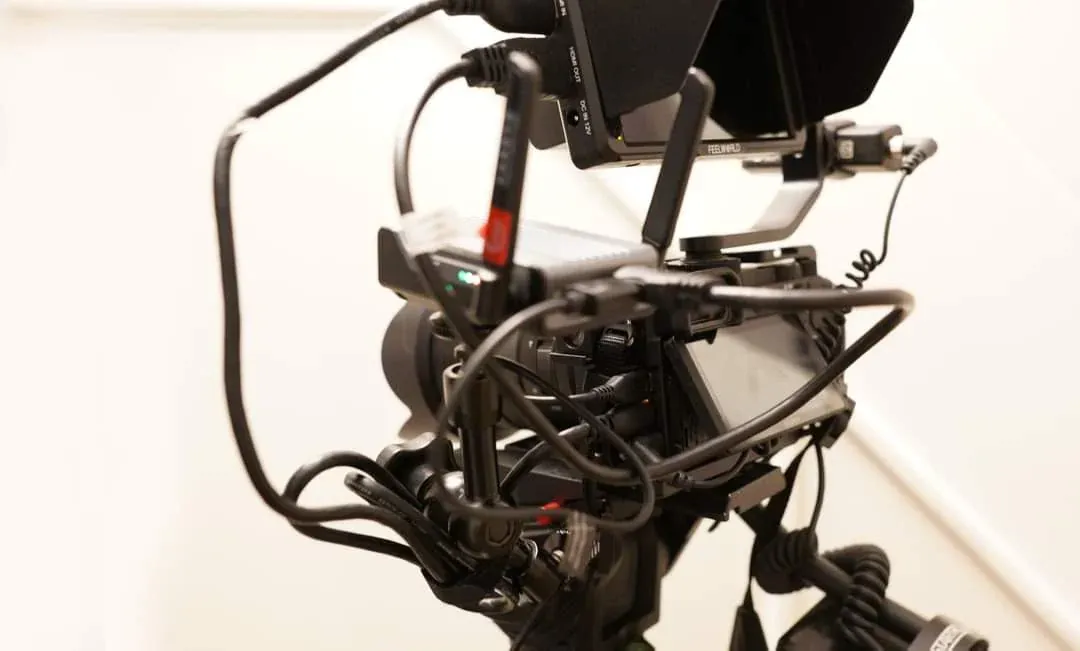 Camera rig with monitor