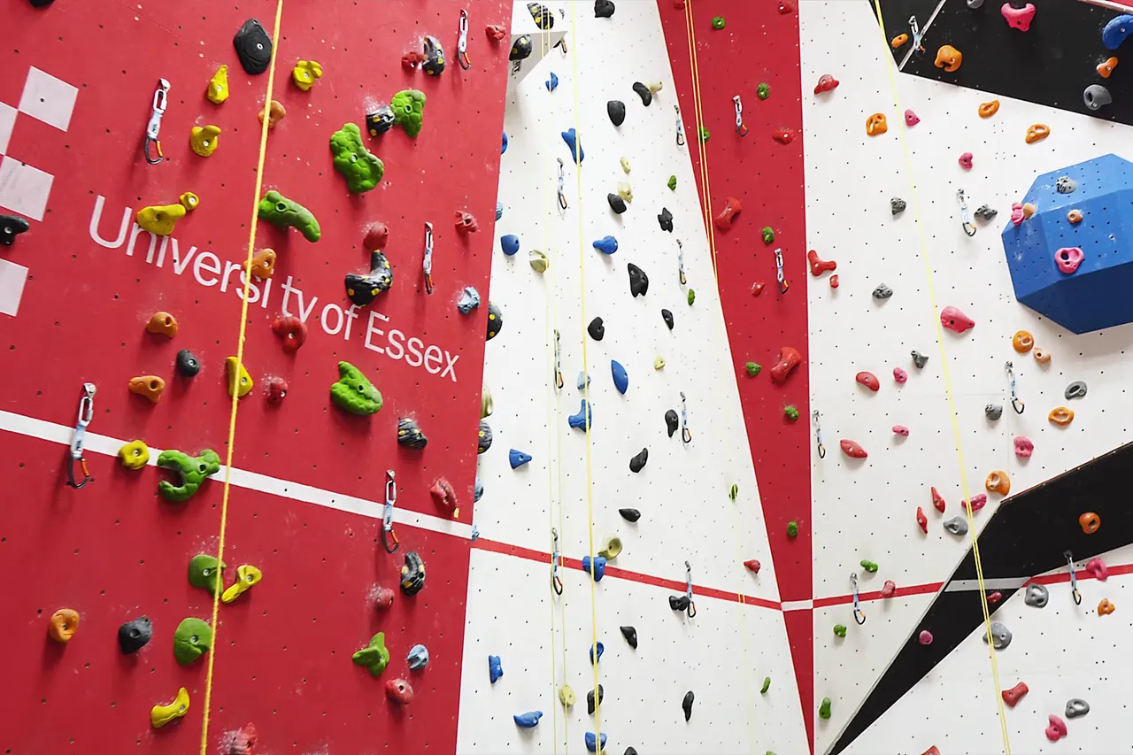 University of Essex climbing wall