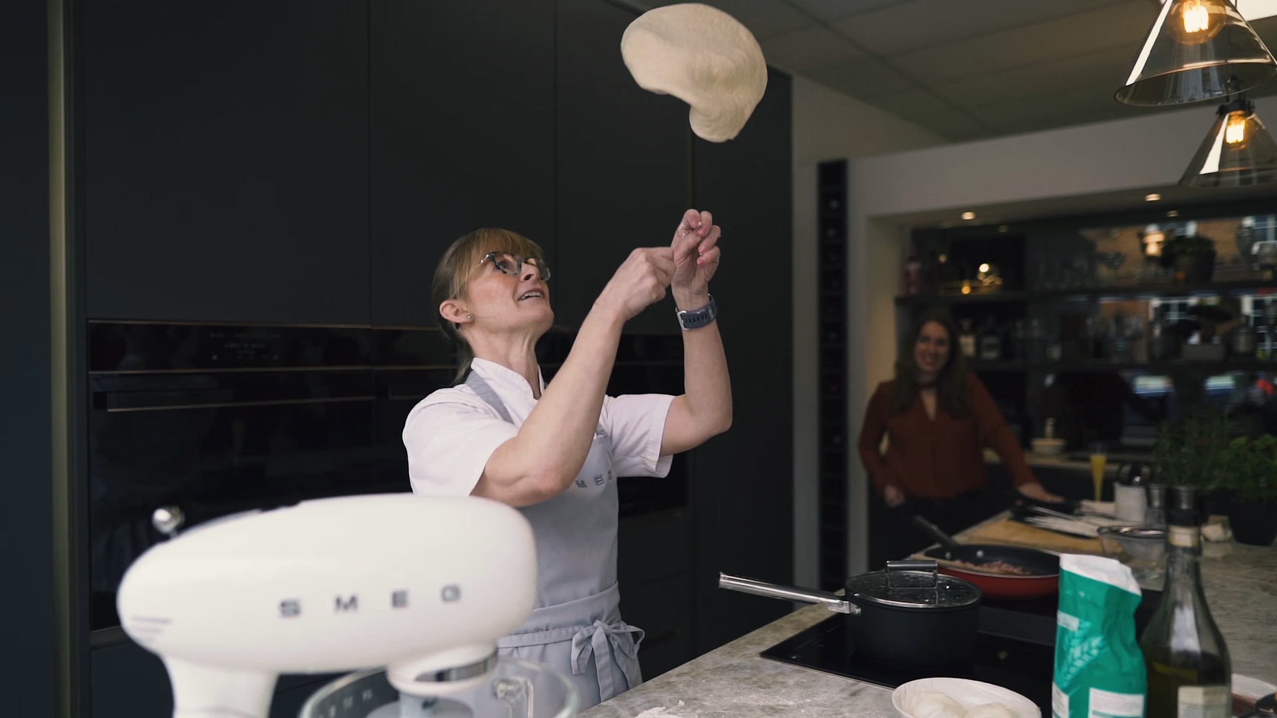 Live cooking demonstration in a working kitchen at the Kesseler Witham launch