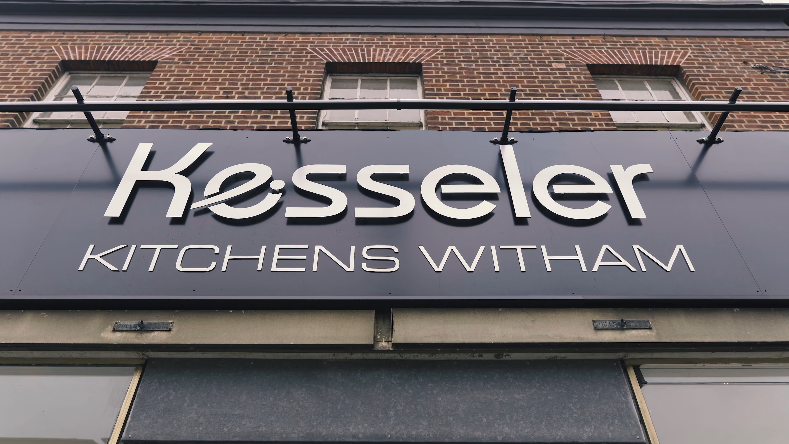 Kesseler Kitchens Witham exterior sign