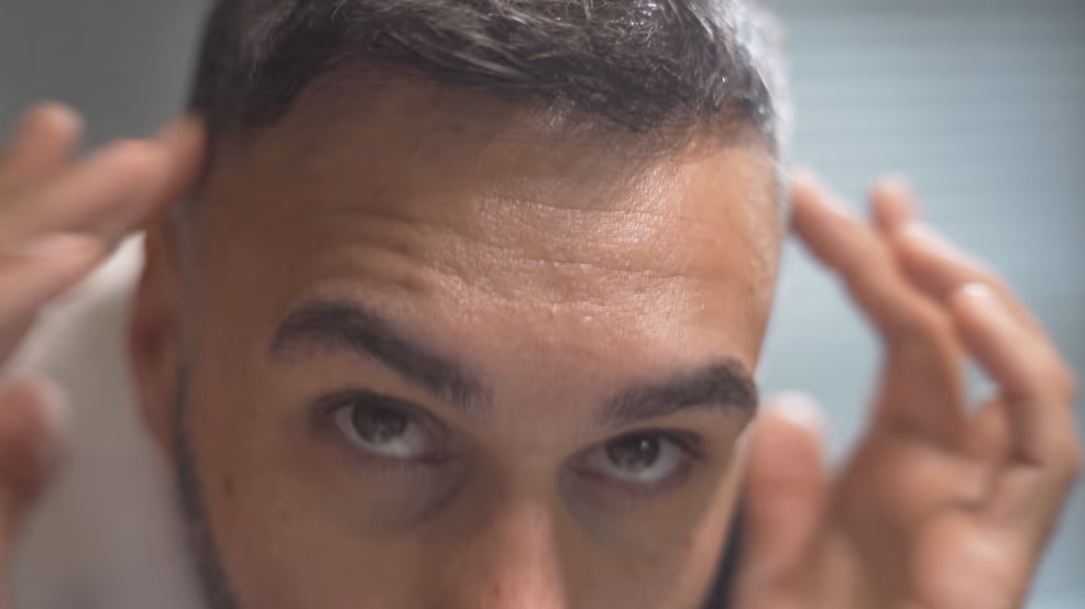 Close-up of Jake Aldridge during the introspective section