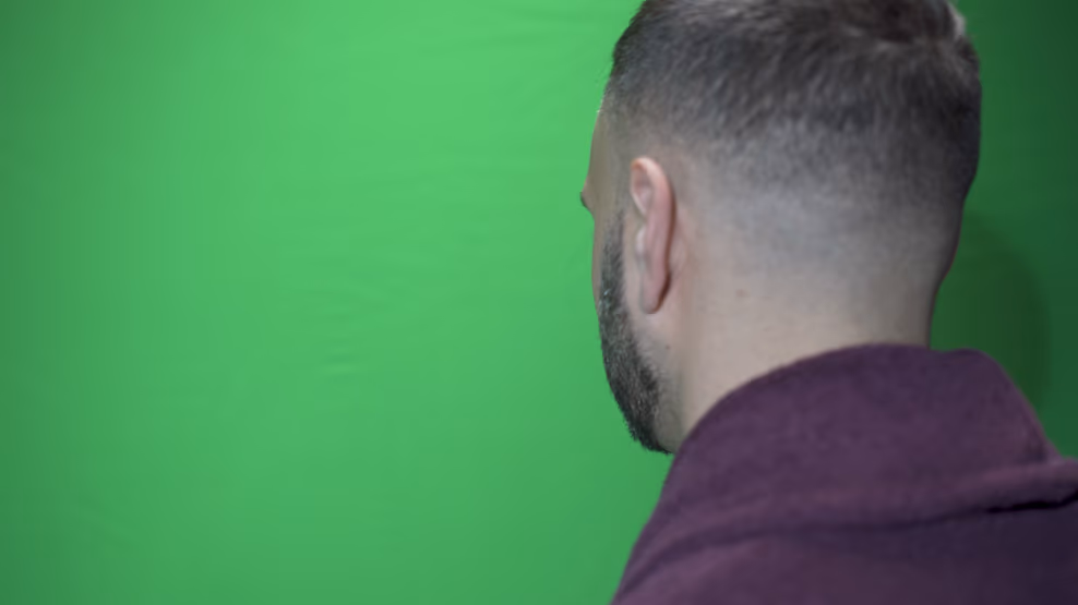 Greenscreen filming for Rather Be Me